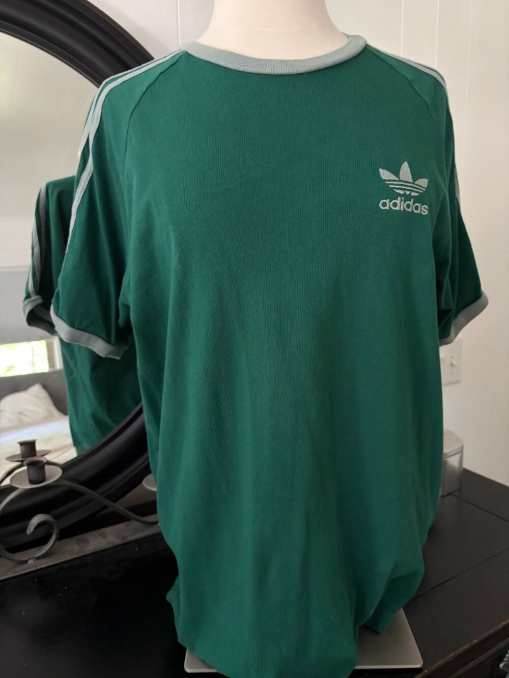 Adidas Originals Adicolor 3-Stripes Tee Men’s L Collegiate Green JN7017